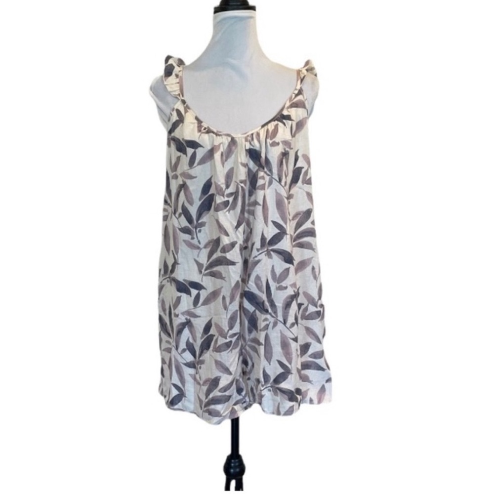Ces Femme floral lagenlook bohemian cottagecore flowy vacation romper medium